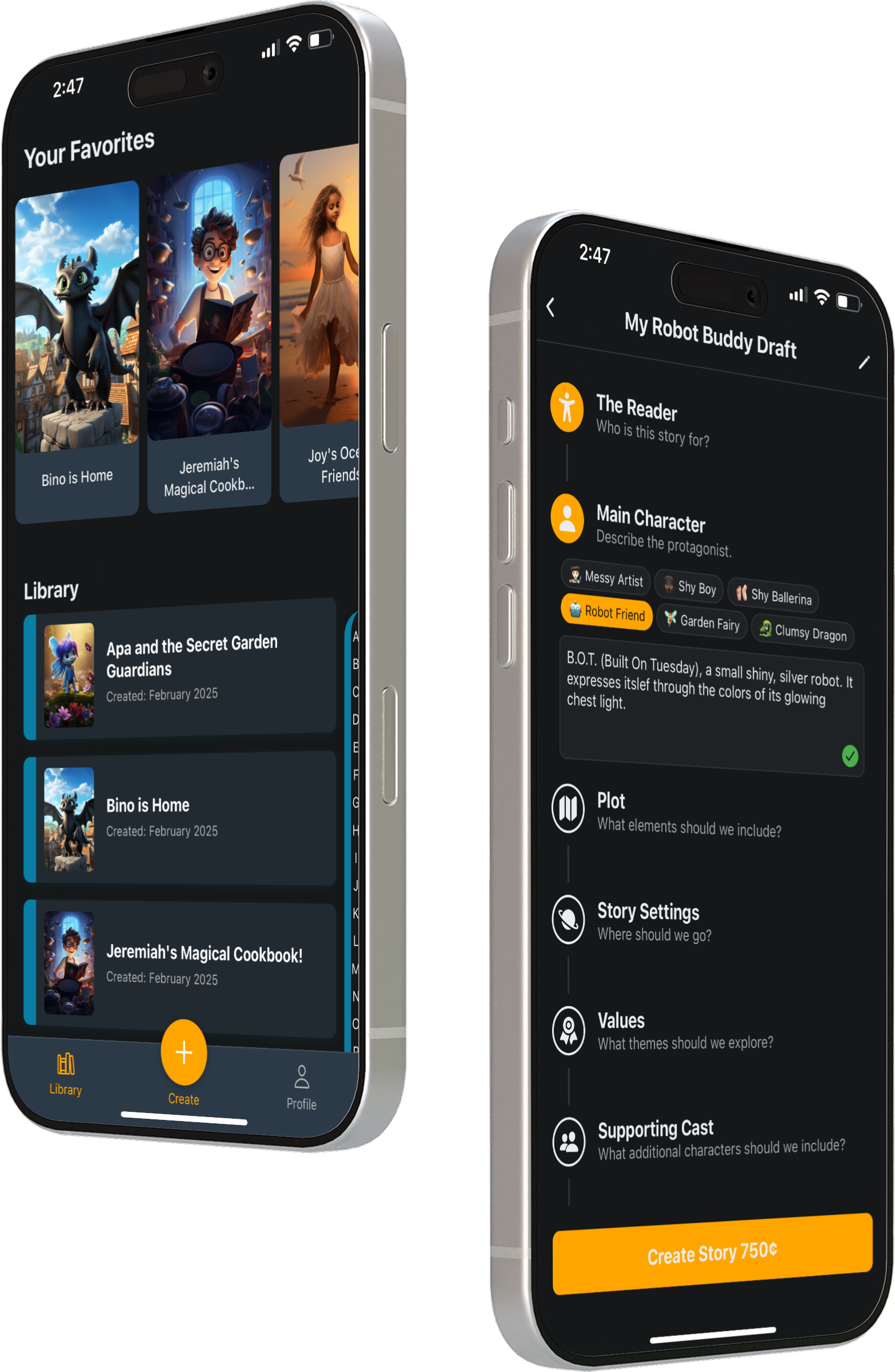 FairytaleAI App Screenshots